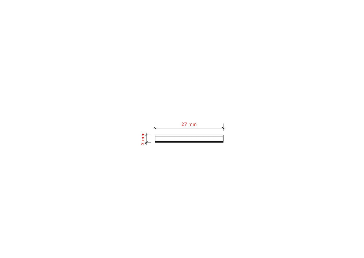 Rigid Flat Bar 27mm x 2400mm