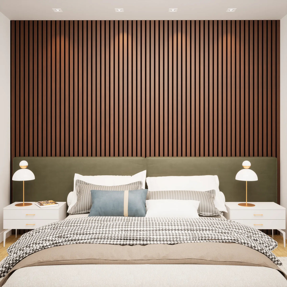 Aluminium Composite Slatted Wall Panel 01 - 48x40mm